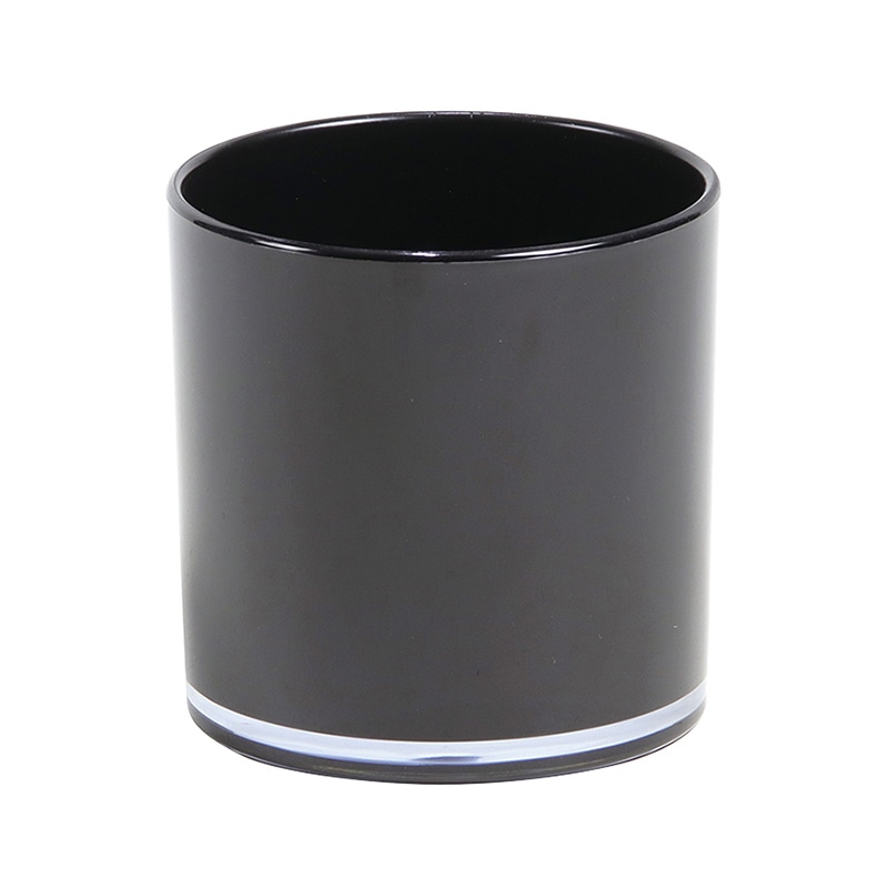 SG Wonder zone クレール アクリルポット L ブラック 154-011K 1個(ご注文単位5個)【直送品】