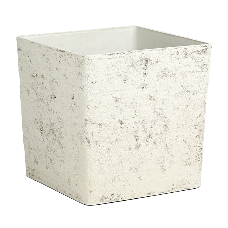 SG Wonder zone ガレット FRPポット 角10号 ホワイトストーン 160-005W 1個（ご注文単位1個）【直送品】