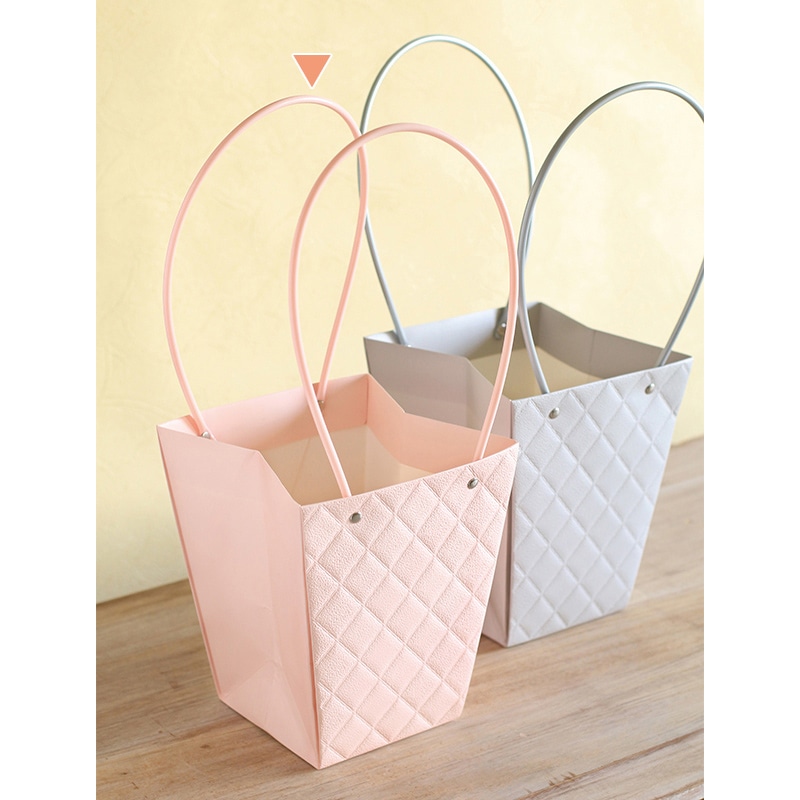 SG Wonder zone エンボスペーパーバッグ 駄温鉢5号用 ピンク 381-023P 1個(ご注文単位10個)【直送品】