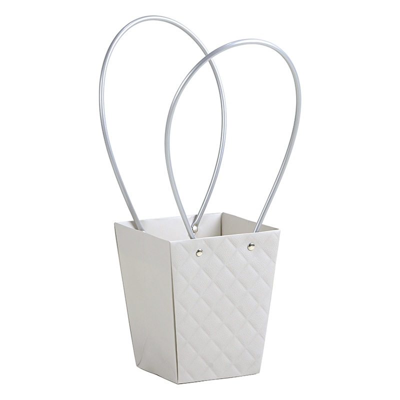 SG Wonder zone エンボスペーパーバッグ 駄温鉢4号用 グレー 381-024G 1個（ご注文単位10個）【直送品】