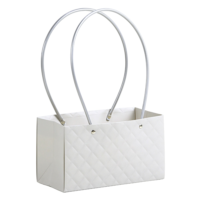 SG Wonder zone エンボスペーパーバッグ 連鉢3号用 グレー 381-027G 1個（ご注文単位10個）【直送品】