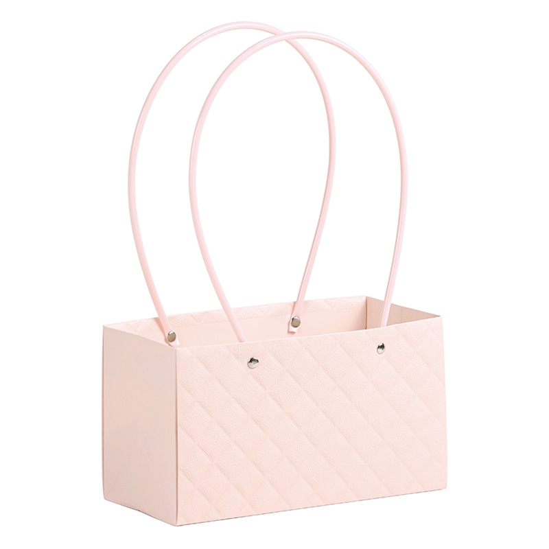 SG Wonder zone エンボスペーパーバッグ 連鉢3号用 ピンク 381-027P 1個（ご注文単位10個）【直送品】