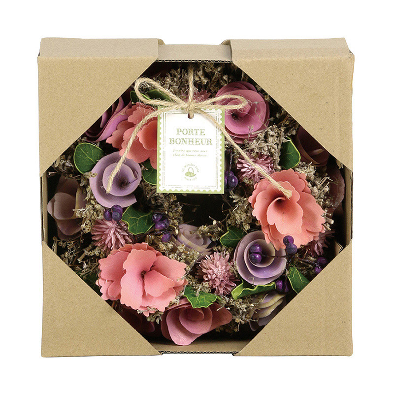 SG Wonder zone 完成リース φ18cm ピンク 660-059S 1個(ご注文単位1個)【直送品】