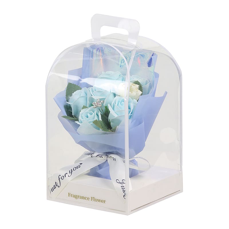 SG Wonder zone ソープフラワー クリアケース入りブーケ ブルー F192-003B 1個(ご注文単位1個)【直送品】