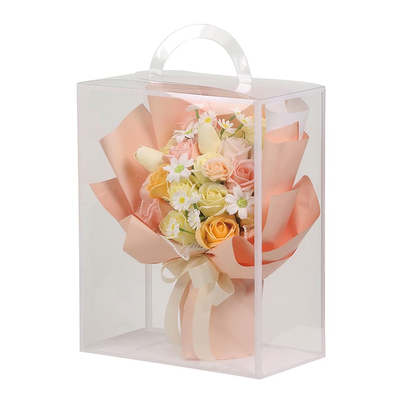 SG Wonder zone ソープフラワー クリアケース入りブーケ イエロー F192-006Y 1個(ご注文単位1個)【直送品】