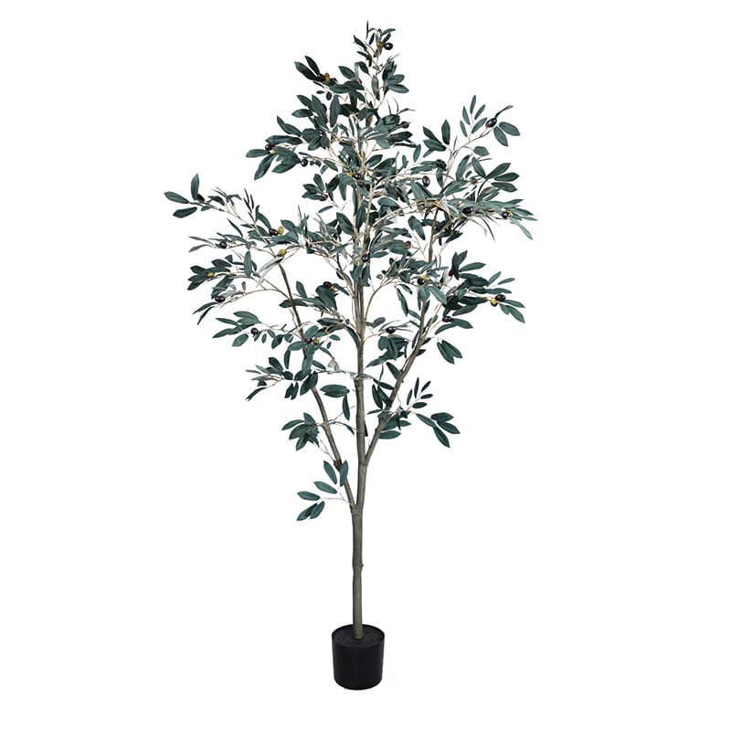 ビバ工芸 造花 インテリアグリーン オリーブ 180cm VDZ0009 1本(ご注文単位1本)【直送品】
