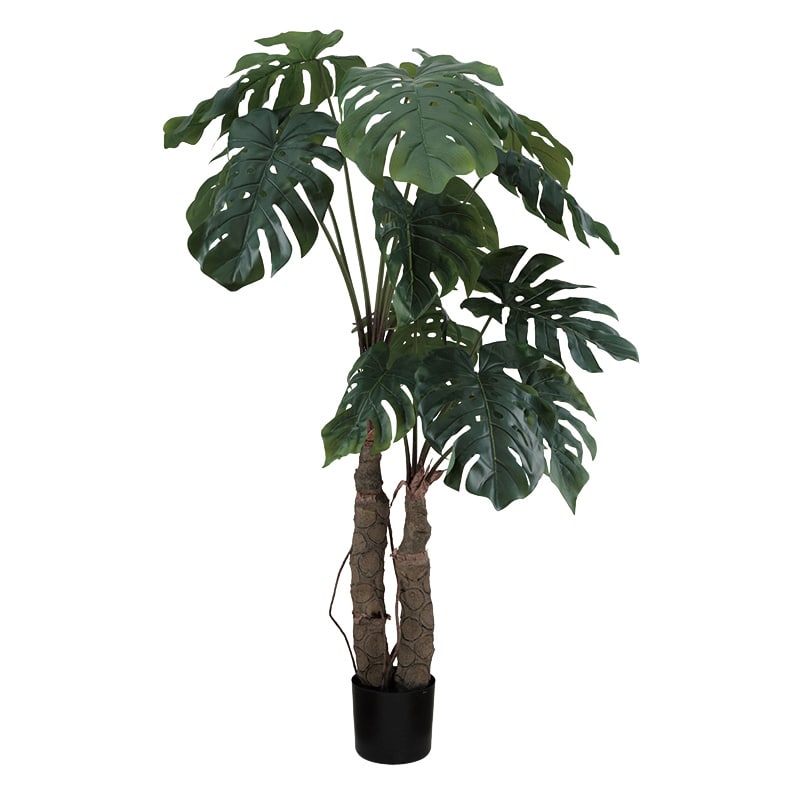 ビバ工芸 造花 インテリアグリーン モンステラ 組立式145cm VGZ0016 1本(ご注文単位1本)【直送品】