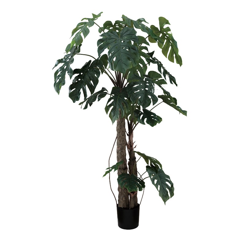 ビバ工芸 造花 インテリアグリーン モンステラ 組立式175cm VGZ0017 1本(ご注文単位1本)【直送品】