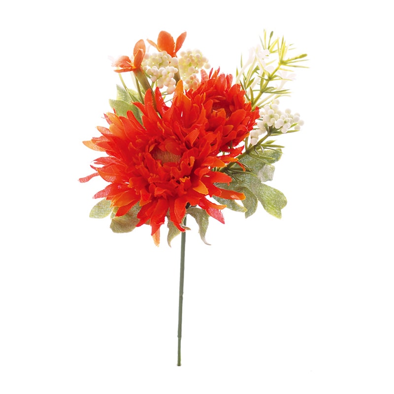 ビバ工芸 造花 ガーベラピック オレンジ VT1918 1個(ご注文単位1個)【直送品】
