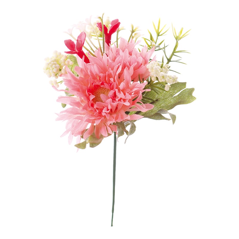 ビバ工芸 造花 ガーベラピック ピンク VT1918 1個(ご注文単位1個)【直送品】