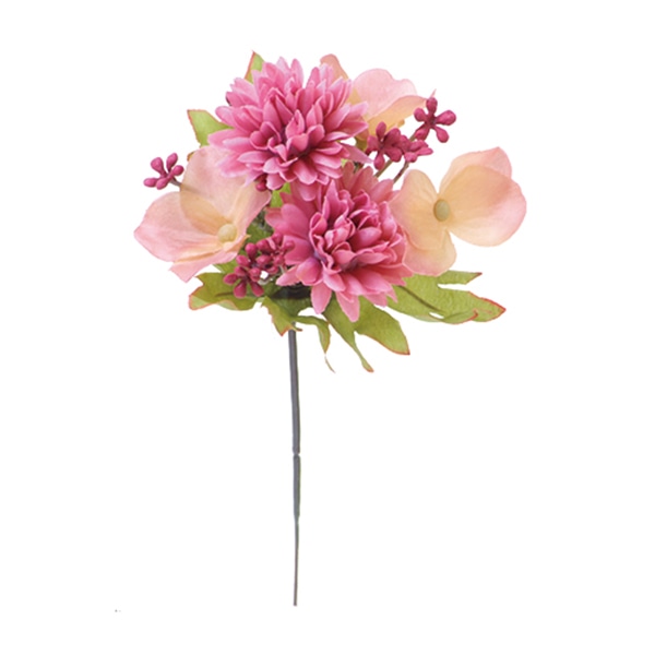 ビバ工芸 造花　マムハイドレンジャピック モーブ VT2146 1本（ご注文単位1本）【直送品】