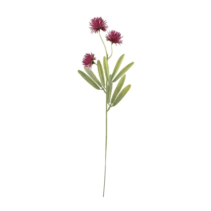 ビバ工芸 造花　ミニアザミピック バーガンディ VT2155 1本（ご注文単位1本）【直送品】