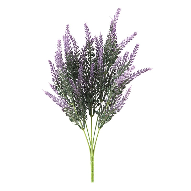 ビバ工芸 造花 ラベンダーブッシュ ブルー/ラベンダー VA2506 1本(ご注文単位1本)【直送品】