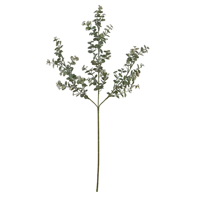 ビバ工芸 造花 ボックスウッドスプレー クリーム/グリーン VAG2509 1本(ご注文単位1本)【直送品】