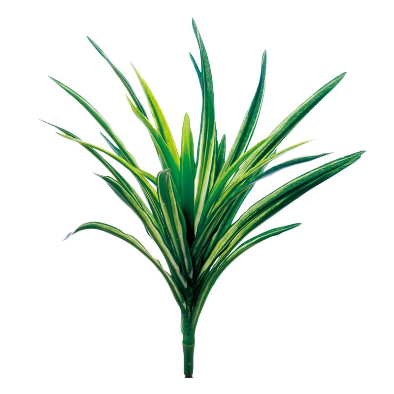 ビバ工芸 造花 コンシナブッシュ グリーン/ホワイト VG3475 1個(ご注文単位1本)【直送品】