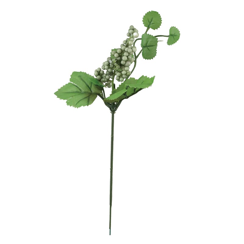 ビバ工芸 造花　ベリーピック ツートン／グリーン VFG5121 1個（ご注文単位1本）【直送品】