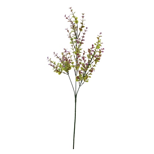 ビバ工芸 造花　ユーカリスプレー パープル／グリーン VEG5237 1束（ご注文単位1束）【直送品】