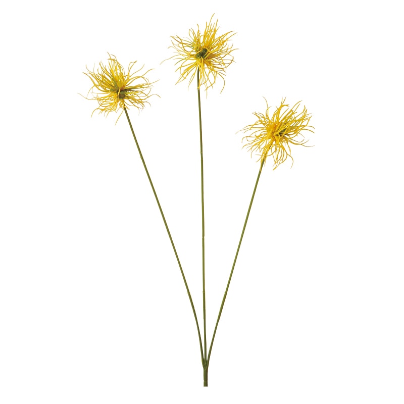 ビバ工芸 造花　スパイダープランツ イエロー VEG5457 1束（ご注文単位1本）【直送品】