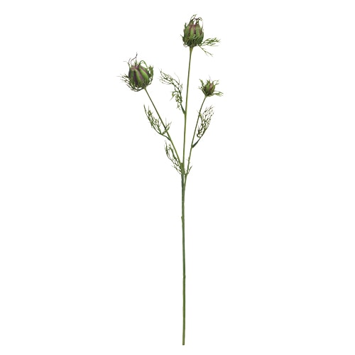 ビバ工芸 造花　ニゲラシード ラベンダー／グリーン VEG5491 1本（ご注文単位1本）【直送品】