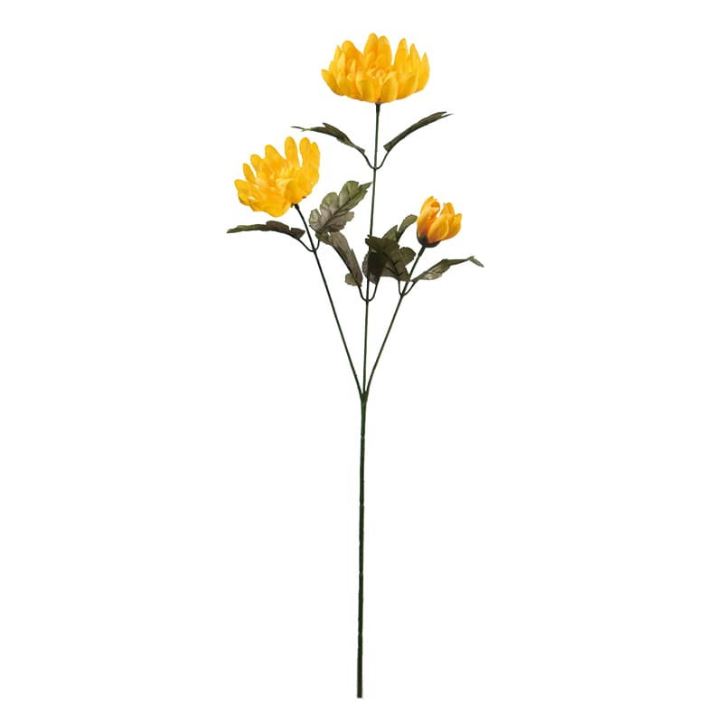 ビバ工芸 造花　マム イエロー VF6514 1個（ご注文単位1束）【直送品】