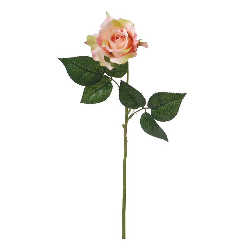 ビバ工芸 造花 ニューエリザローズ ピーチ VE6722 1束(ご注文単位1束)【直送品】