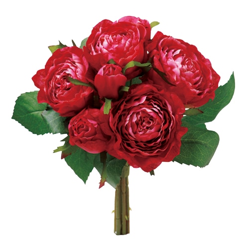 ビバ工芸 造花 ガーデンローズバンドル ビューティ VE6797 1本(ご注文単位1本)【直送品】