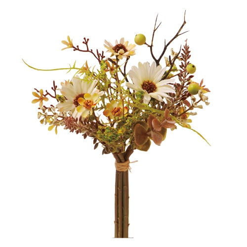 ビバ工芸 造花 ミックスフラワーバンドル ベージュ VE6864 1個(ご注文単位1個)【直送品】