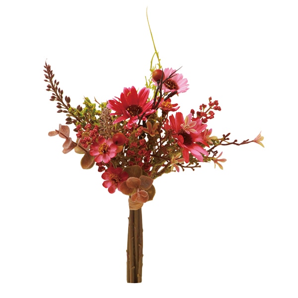 ビバ工芸 造花 ミックスフラワーバンドル ピンク VE6864 1個(ご注文単位1個)【直送品】