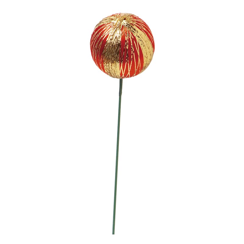 ビバ工芸 ディスプレイ カラフルボール L B/レッド VD6877 1個(ご注文単位1個)【直送品】
