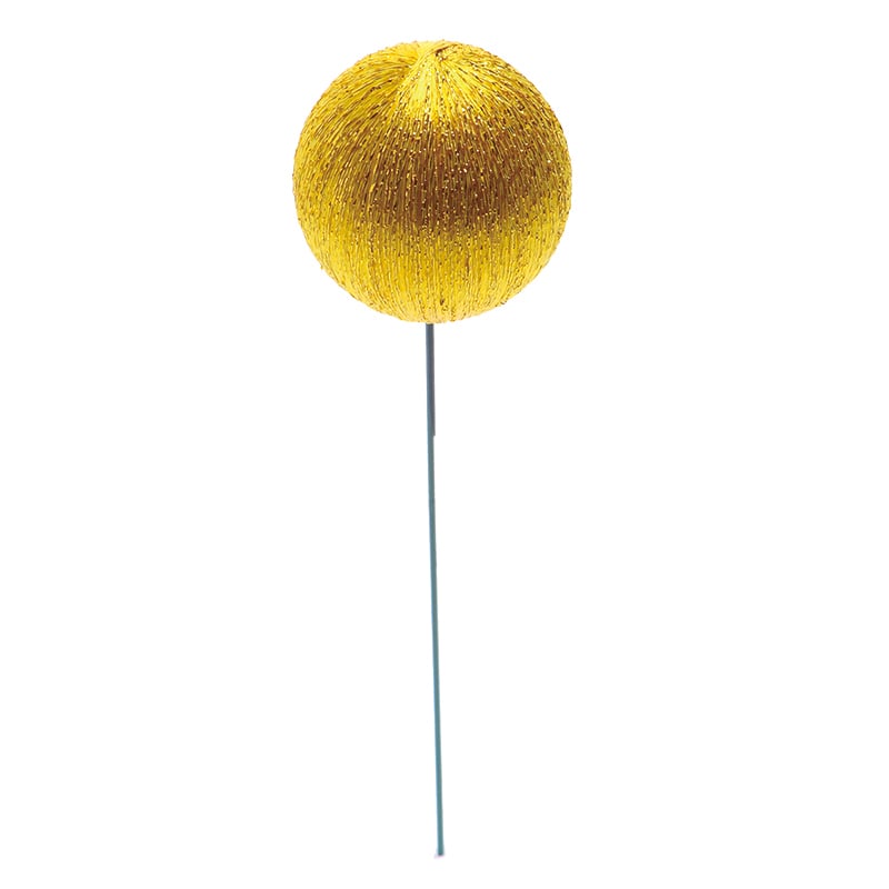 ビバ工芸 ディスプレイ カラフルボール LL ゴールド/イエロー VD6967 1個(ご注文単位1袋)【直送品】