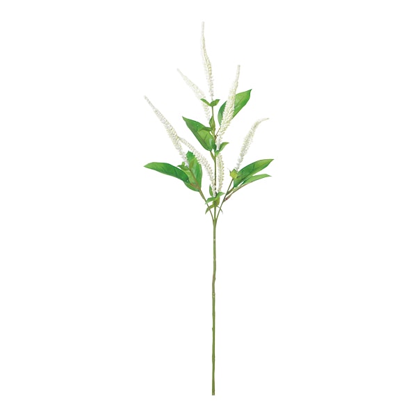 ビバ工芸 造花　ベロニカスプレー ホワイト VTR370 1本（ご注文単位1本）【直送品】