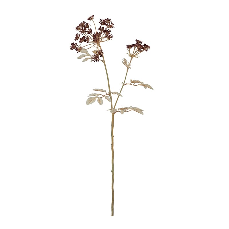 ビバ工芸 造花　アンティレースフラワー バーガンディ VTR399 1本（ご注文単位1本）【直送品】