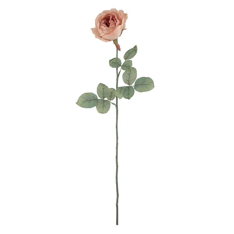 ビバ工芸 造花　ロマノスキャベッジローズ ピーチ VTR410 1本（ご注文単位1本）【直送品】