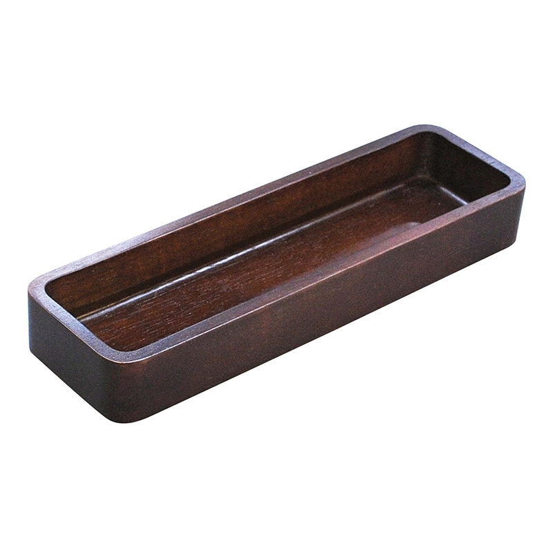 スワンソン商事 ラバーウッド カトラリーケース ブラウン TD-041/B 1個(ご注文単位1個)【直送品】