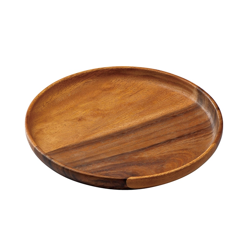 ミヤザキ食器 ウッドプレート 丸 20 145 CA-203 1個（ご注文単位6個）【直送品】