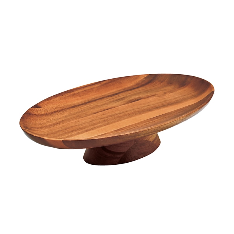 ミヤザキ食器 アカシア オーバルスタンド 145 KS-203 1個（ご注文単位12個）【直送品】