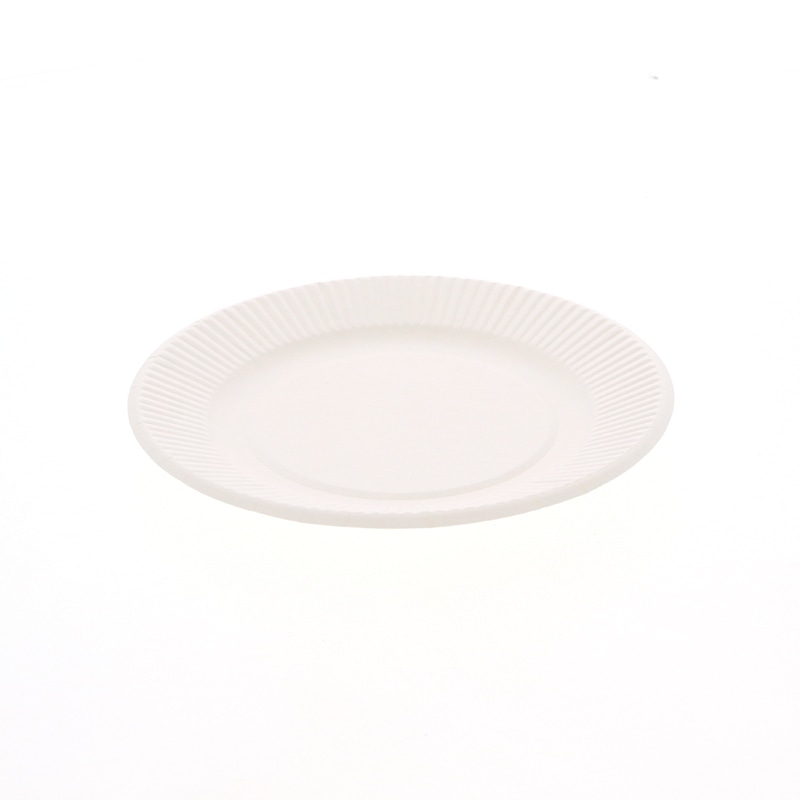 ペーパーウェア 紙皿　スタンダードプレート 15cm T-6S 100枚/袋（ご注文単位24袋）【直送品】