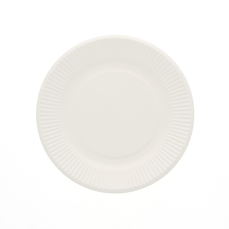 ペーパーウェア 紙皿 スタンダードプレート 15cm T-6S 100枚/袋(ご注文単位24袋)【直送品】