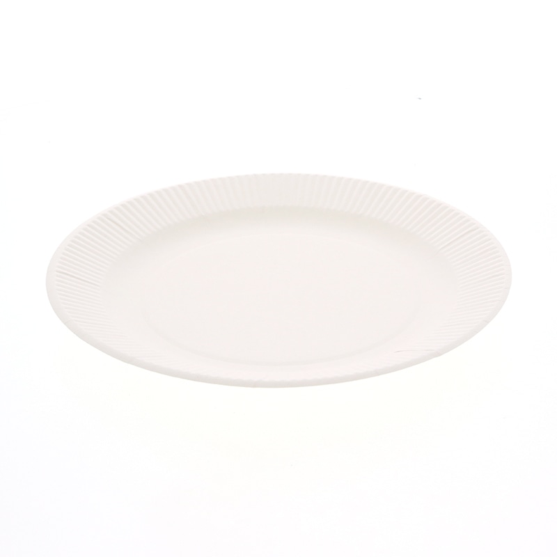 ペーパーウェア 紙皿　スタンダードプレート 23cm T-9S 100枚/袋（ご注文単位12袋）【直送品】