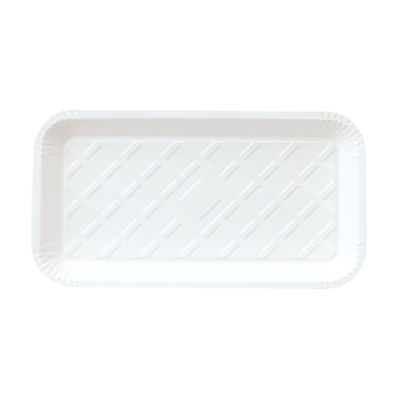 ペーパーウェア 食品用紙皿　クリーントレー No.2 CT-2 100枚/袋（ご注文単位30袋）【直送品】