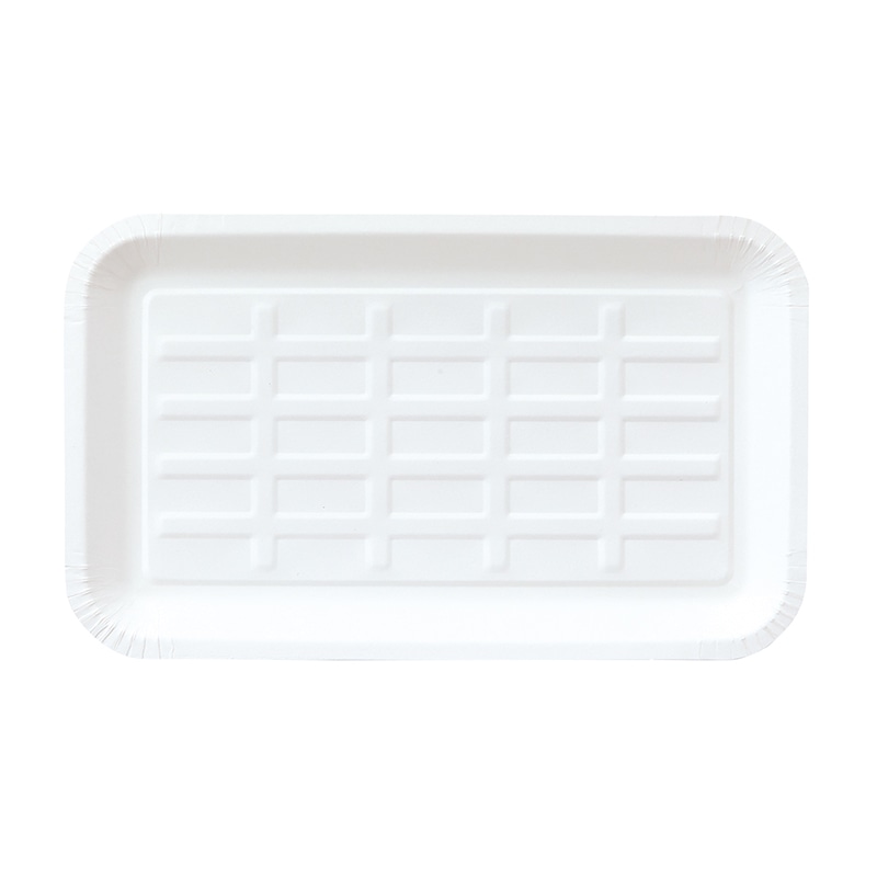 ペーパーウェア 食品用紙皿 クリーントレー No.5 CT-5 100枚/袋(ご注文単位18袋)【直送品】