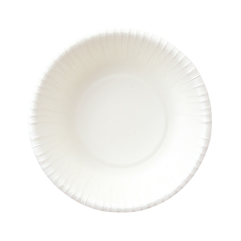 ペーパーウェア 紙ボウル　ナチュラルパルプペーパーボウル 12cm NB-12 50枚/束（ご注文単位24束）【直送品】