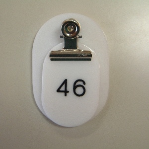 CR-OY50-W 親子札 1-50 白 1箱 (ご注文単位1箱)【直送品】