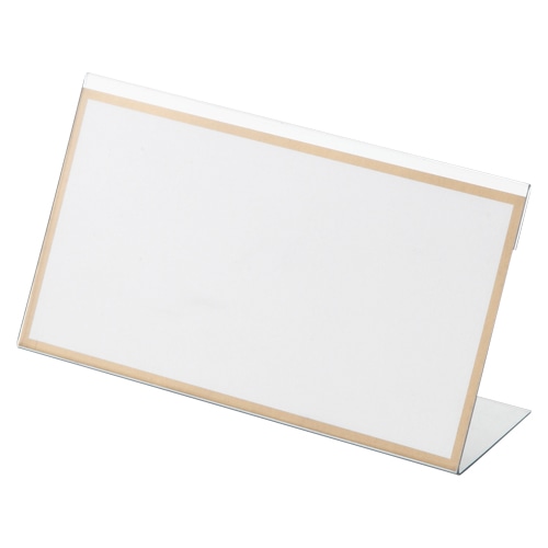 CR-KD150P-T L型カード立PET製 1個 (ご注文単位1個)【直送品】