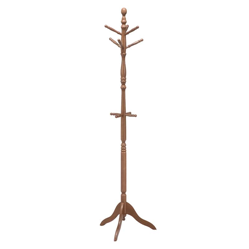 不二貿易 アンティークコートハンガー ダークブラウン GV-6100DBR 1個(ご注文単位6個)【直送品】