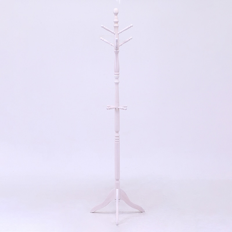 不二貿易 アンティークコートハンガー ホワイト GV-6100WH 1個(ご注文単位6個)【直送品】