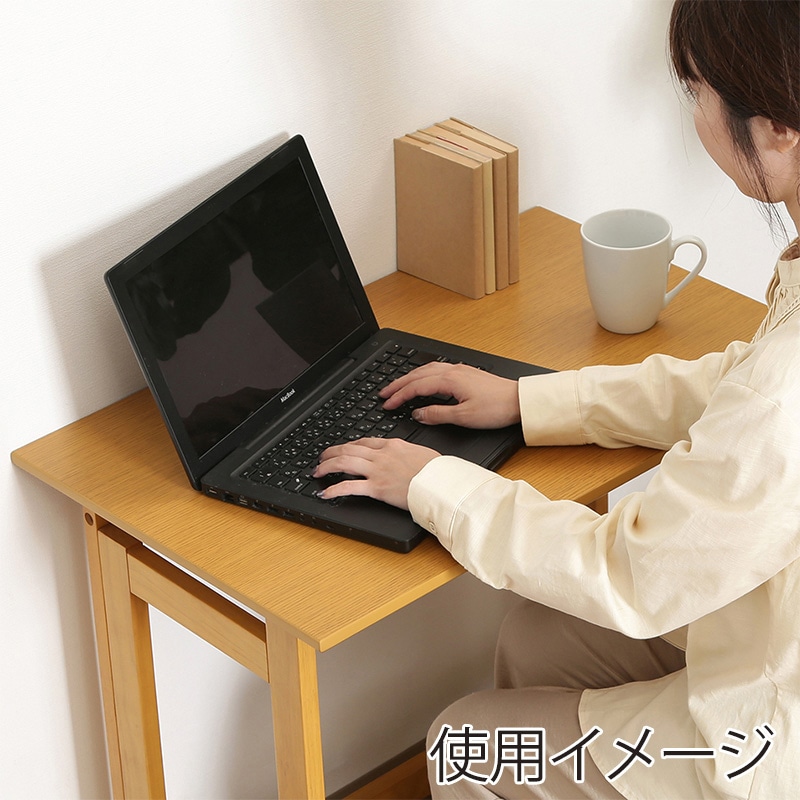 不二貿易 フォールディングテーブル ミラン ナチュラル 1台（ご注文単位1台）【直送品】