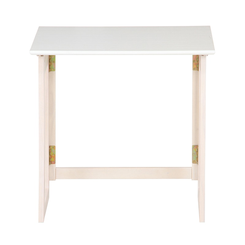 不二貿易 フォールディングテーブル ミラン ホワイトウォッシュ 1台（ご注文単位1台）【直送品】