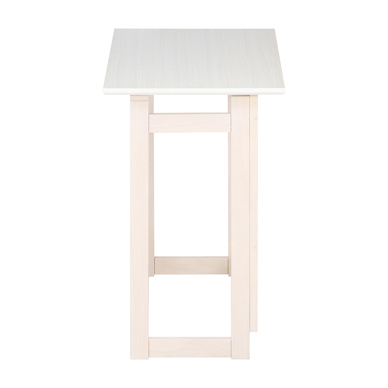 不二貿易 フォールディングテーブル ミラン ホワイトウォッシュ 1台（ご注文単位1台）【直送品】