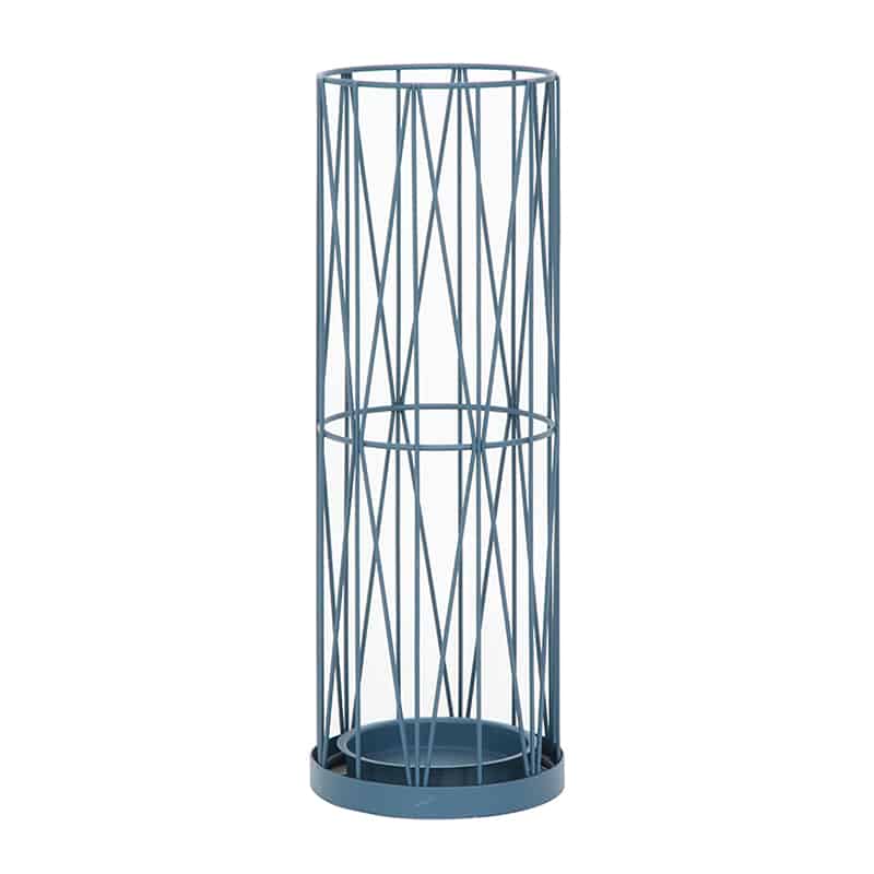 不二貿易 ウィル ワイヤーアンブレラスタンド ブルー 12947 1個（ご注文単位4個）【直送品】